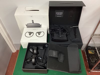 Lot 730 - Oculus Rift Virtual Reality Headset and Touch...