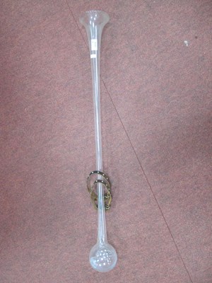 Lot 1310 - Yard of Ale Glass.