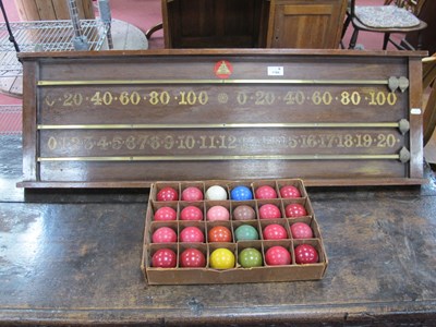 Lot 1184 - Snooker Scoreboard by B.C Smith of Rotherham,...