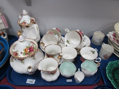 Lot 1158 - Royal Albert 'Old Country Roses', teapot,...