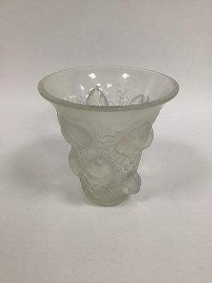 Lot 1012 - A R. Lalique, France, Opalescent Glass Vase in...