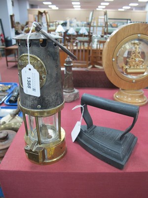 Lot 1388 - Miners Lamp, The Protector, Eccles, Prestwich...