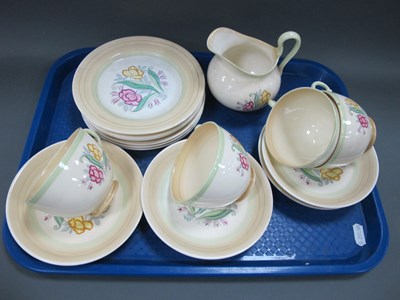 Lot 1176 - 'New Chelsea' Tea Ware, of fifteen pieces,...