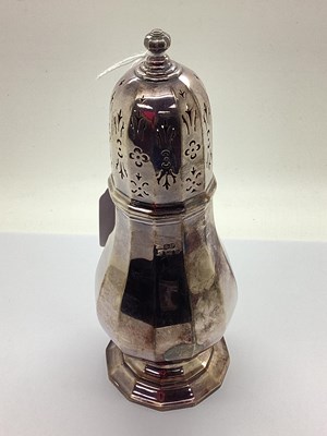 Lot 30 - A Hallmarked Silver Sugar Shaker, SLd,...