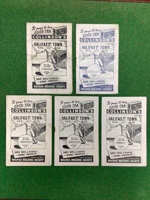 Lot 696 - Halifax Town Programmes 54-5 v. Stockport,...