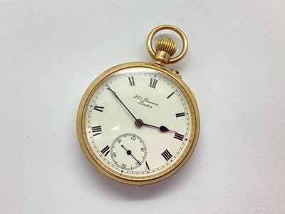 Lot 298 - J.W.Benson; A 9ct Gold Cased Openface...