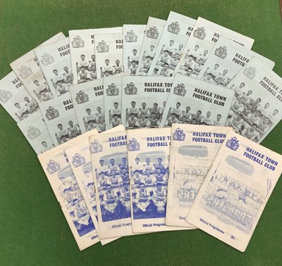 Lot 708 - Halifax Town Programmes 62-3, twenty -three...