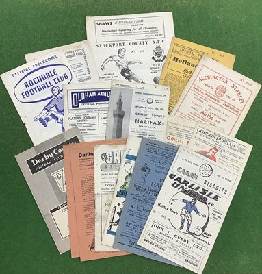 Lot 711 - Halifax Town Away Programmes 55-6, at...