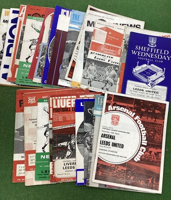 Lot 890 - Leeds United Away Programmes 68-9, twenty...