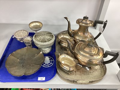 Lot 184 - Assorted Platedware, including a Viners four...