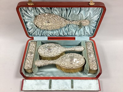 Lot 265 - Early XX Century Hallmarked Silver Backed...