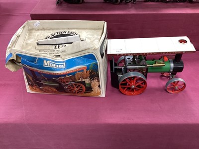 Lot 753 - A Mamod TE1a Live Steam Traction Engine,...