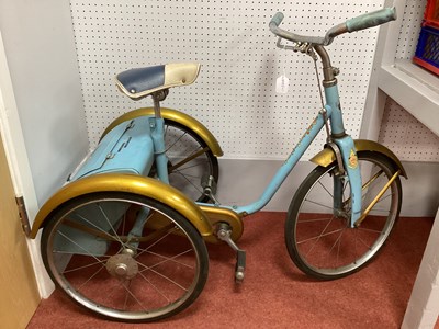 Lot 301 - A Tri-ang 'Magic' Childs Tri-cycle, overall...