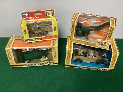 Lot 660 - Four Britains Vehicles, an Afrika Korps...