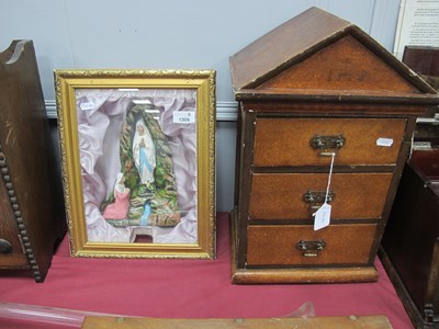 Lot 1309 - Early XX Century Painted Pine Miniature Chest...