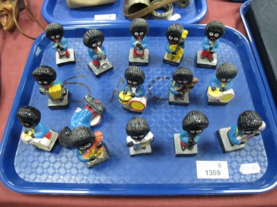 Lot 1359 - A Fifteen Piece Robertson Band Figures:- One...