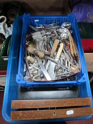 Lot 1019 - A Mixed Lot of Assorted Cutlery, including...