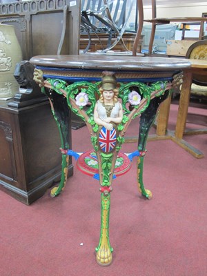 Lot 1539 - 'Masons' Prize Bar Fittings' Painted Cast Iron...