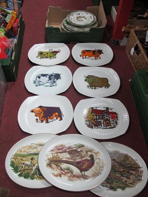 Lot 1085 - 'Beefeater' Iron Stone Pottery Plates,...