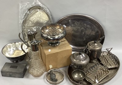 Lot 338 - Assorted Plated Ware, including pair of claret...