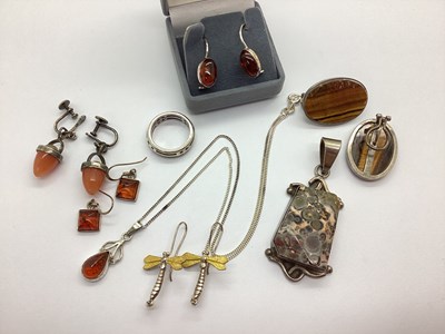 Lot 152 - An Assortment of "925" and Other Jewellery,...