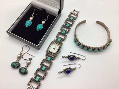 Lot 147 - An Assortment of "925" and Other Jewellery, to...