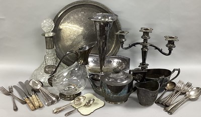 Lot 337 - A Collection of Plated Ware, including ship...