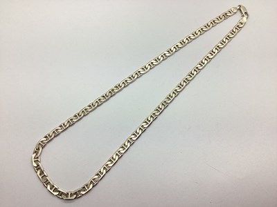 Lot 120 - A Chunky Mariner Link Chain, stamped "925",...