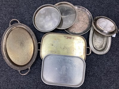 Lot 193 - An Assortment of Platedware, including...