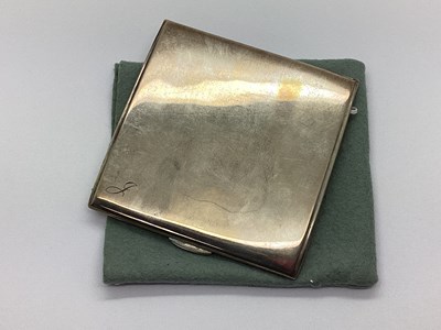 Lot 23 - A Vintage Hallmarked Silver Cigarette Case,...