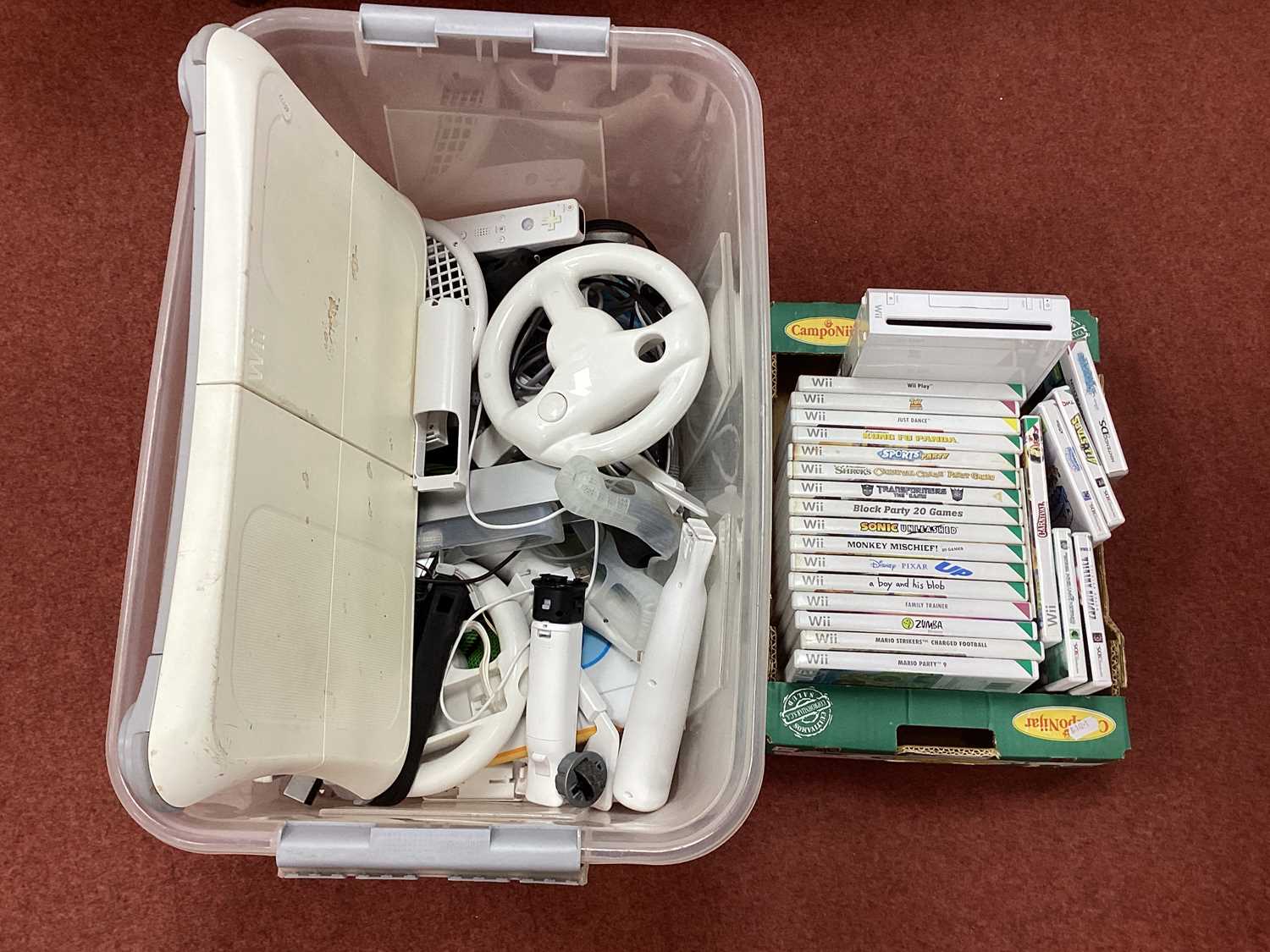 Lot 471 - A Nintendo Wii Gaming Console, Sixteen Wii...