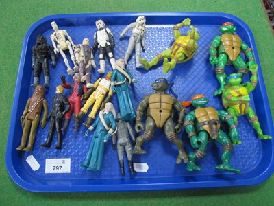 Lot 797 - Twelve Original Star Wars Trilogy Plastic...