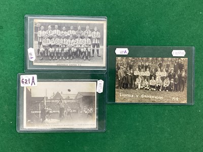 Lot 621A - Sheffield United Postcard of Team Group Circa...