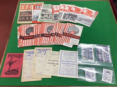 Lot 763 - Sunderland Programmes, 45-6 at Bolton, 46-7 at...