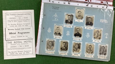 Lot 925 - Barnsley 1945-6 Programme v. Grimsby, large...