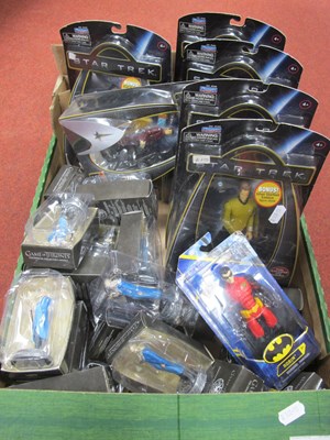 Lot 807 - Six Playmates Star Trek Plastic Action Figures...