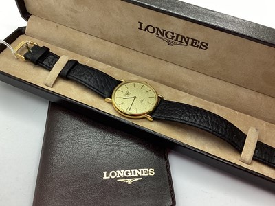 Lot 277 - Longines; A Modern Quartz Wristwatch, the...