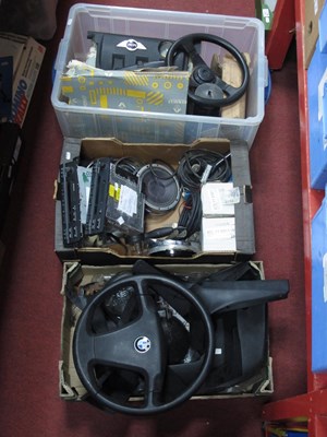 Lot 1040 - Three Boxes of Spare Car Parts, to include BMW...