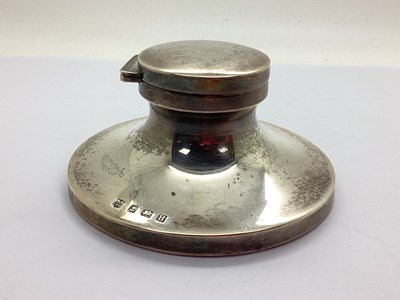 Lot 12 - A Hallmarked Silver Inkwell, W.N LTD,...