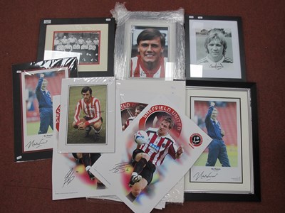 Lot 561 - Sheffield United Signed Large Prints of Neil...