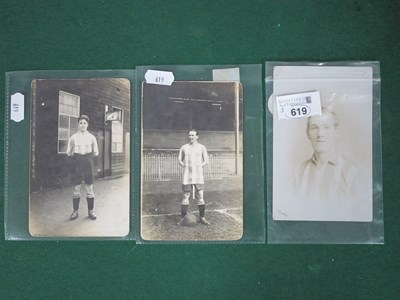 Lot 619 - Sheffield Wednesday Player Postcards - Ernie...