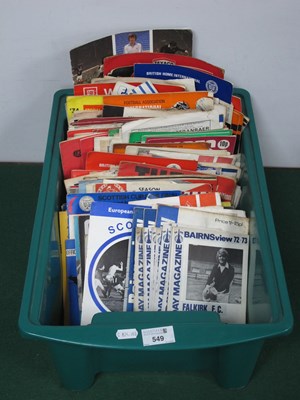 Lot 549 - Scottish Programmes From the 1970's, including...