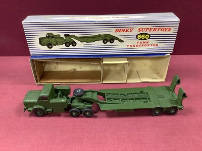 Lot 866 - Dinky Supertoys No 660 Tank Transporter,...