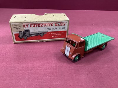 Lot 847 - Dinky Supertoys No 512 1st Type Guy Flat Truck,...