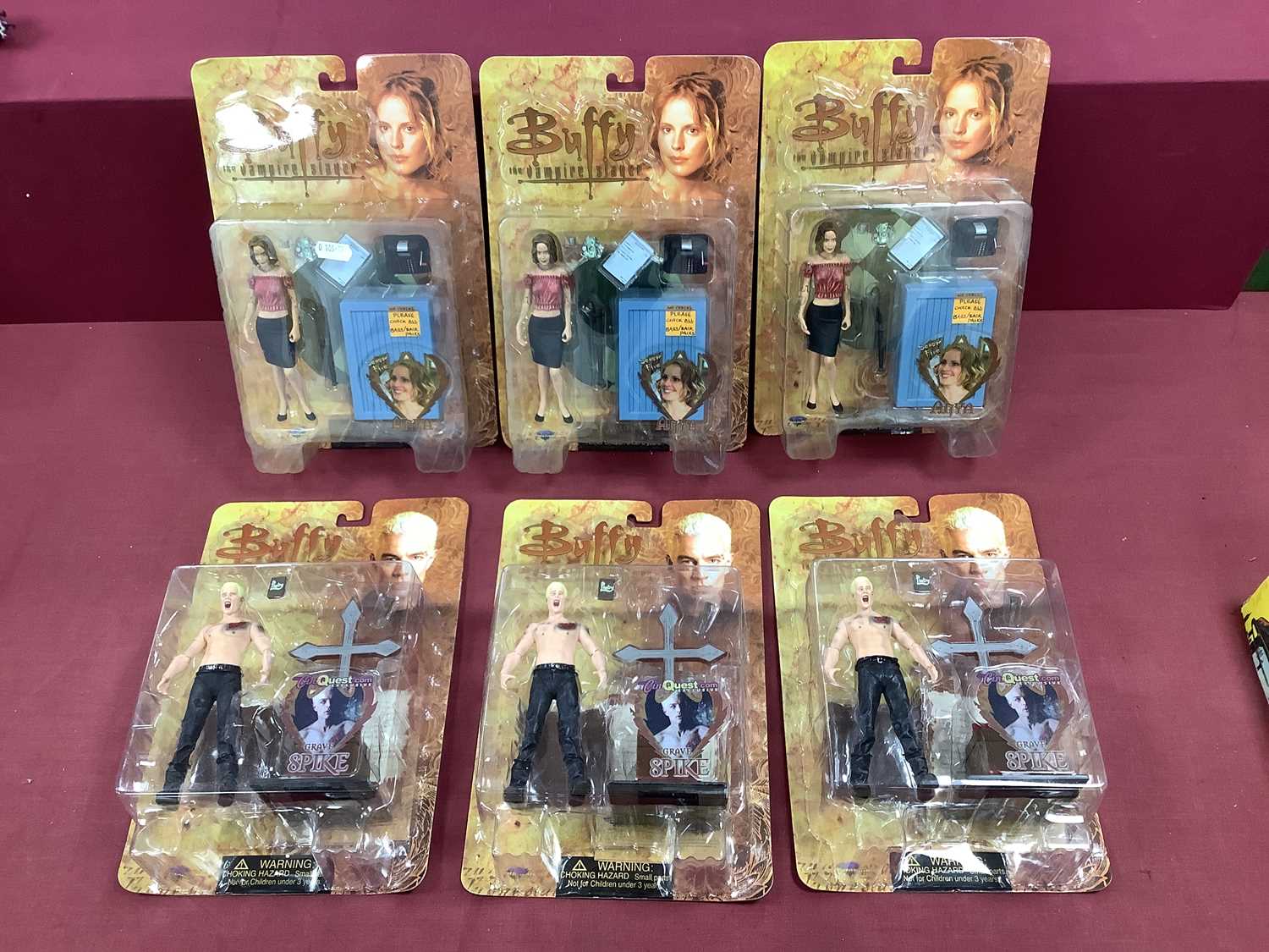 Lot 817 - Six Diamond Select Toys Buffy The Vampire...