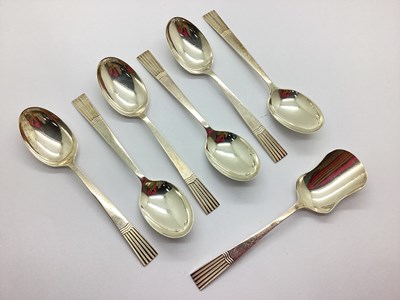 Lot 21 - A Set of Six Hallmarked Silver Teaspoons, CB&S,...