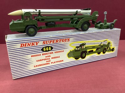 Lot 850 - Dinky Supertoys No 666 Missile Erector...