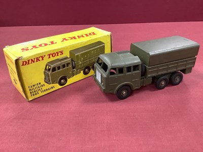 Lot 858 - Original French Dinky No 818 Military Berliet...