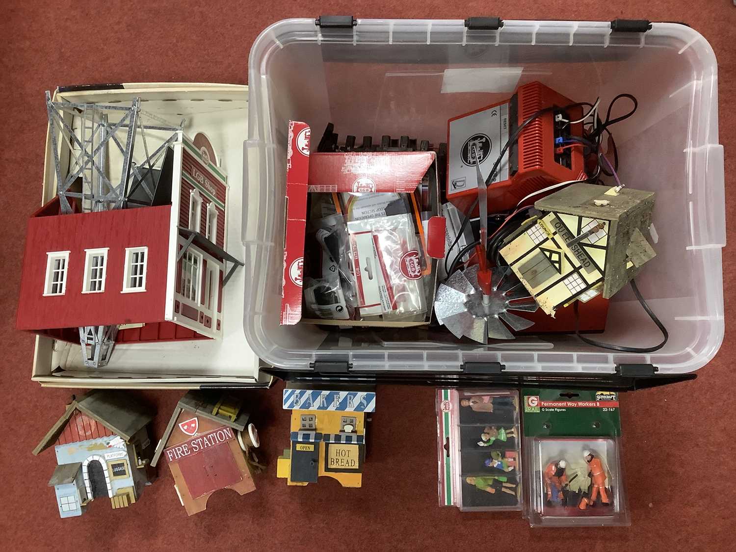Lot 332 - A quantity of LGB and PIKO G Scale Model