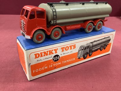 Lot 870 - Dinky No 504 Foden 14-Tanker, 2nd Series,...